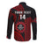 Personalised Hawaii Lahainaluna High School Long Sleeve Button Shirt Polynesian Kakau Pattern LT14 - Polynesian Pride