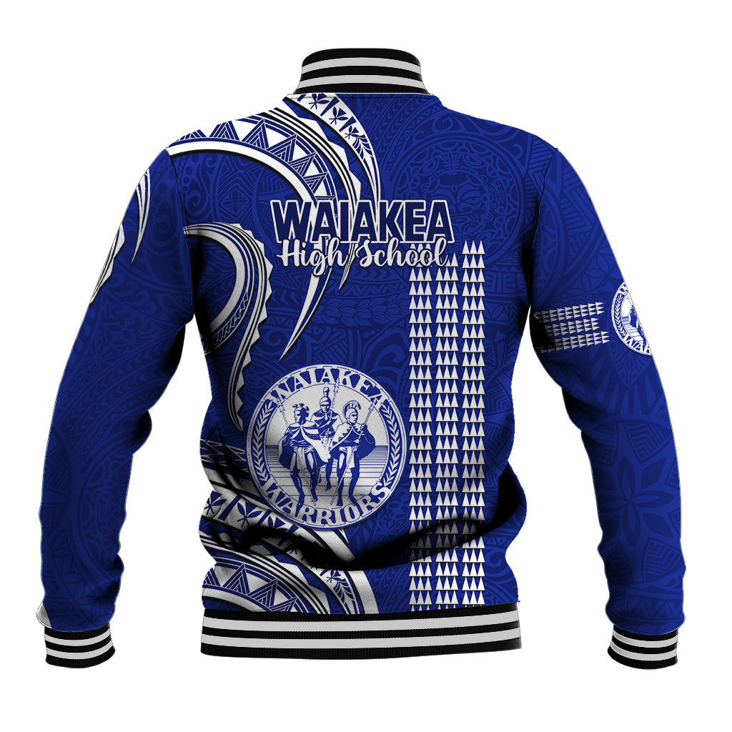 Hawaii Waiakea High School Baseball Jacket Polynesian Kakau Pattern LT14 - Polynesian Pride