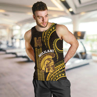 Personalised Hawaii Mililani High School Men Tank Top Polynesian Kakau Pattern LT14 - Polynesian Pride