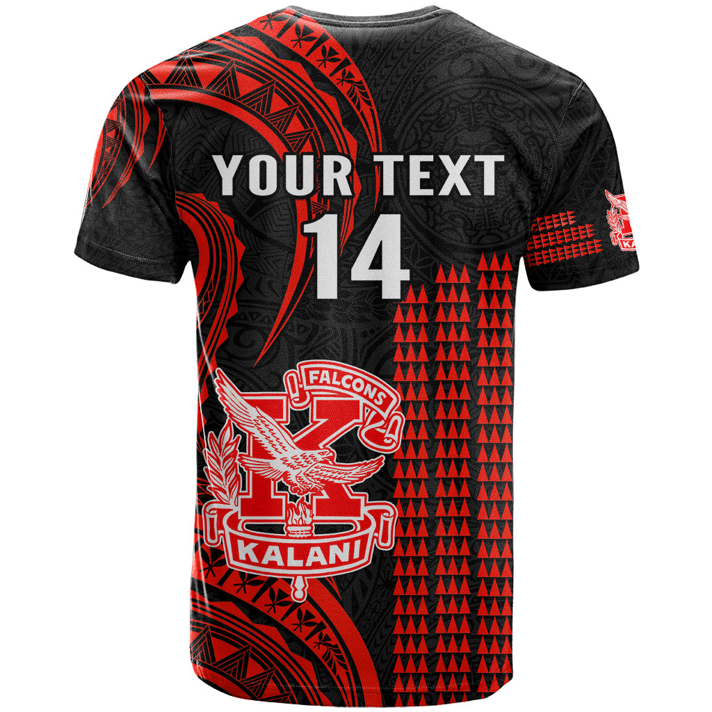 Custom Hawaii Kalani High School T Shirt Polynesian Kakau Pattern LT14 - Polynesian Pride