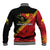 Papua New Guinea Baseball Jacket Independen Stet bilong Papua Niugini Unique Version LT14 - Polynesian Pride