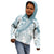 Polynesia Kid Hoodie Polynesian Tropical Flowers Blue Pastel Vibes LT14 - Polynesian Pride