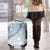 Polynesia Luggage Cover Polynesian Tropical Flowers Blue Pastel Vibes LT14 - Polynesian Pride