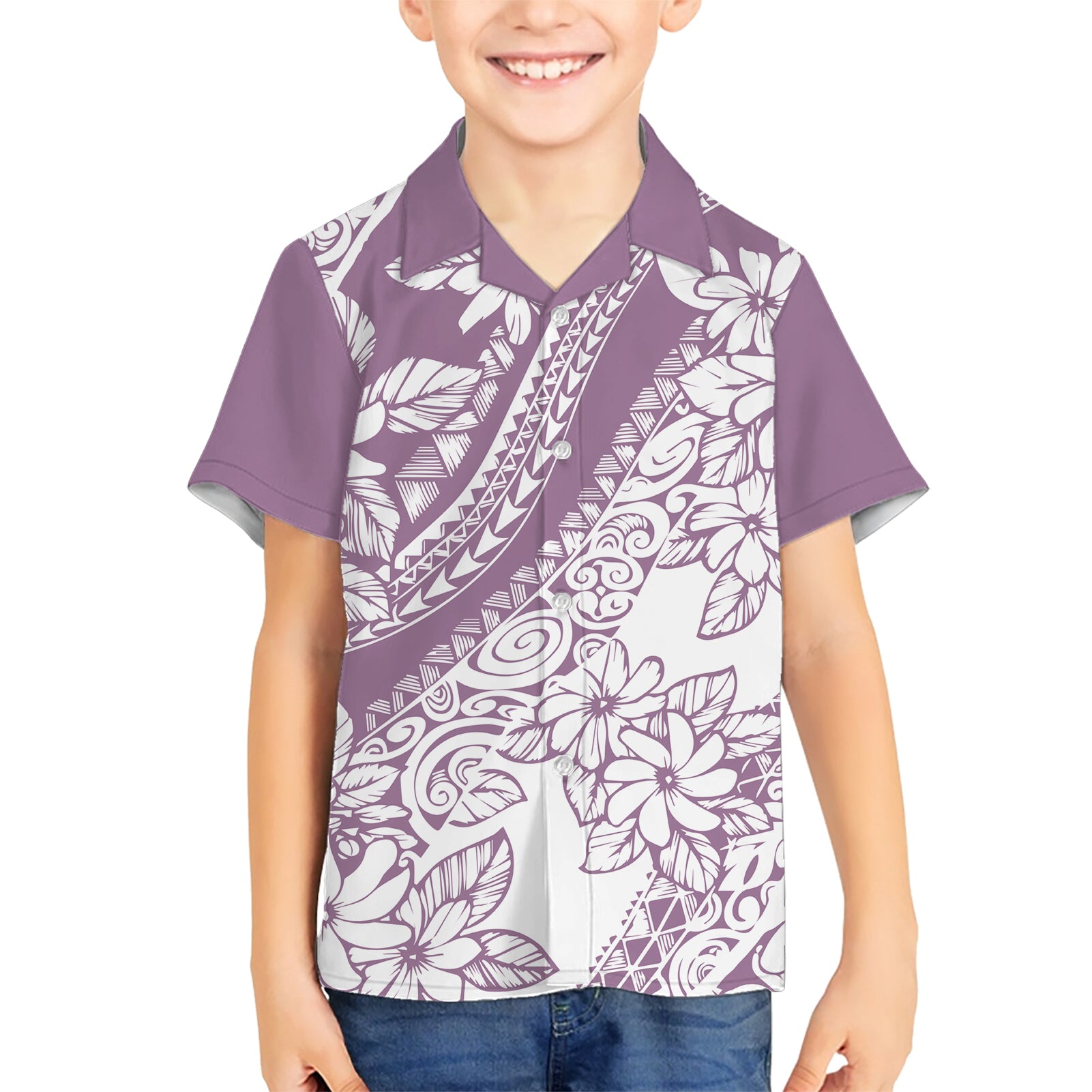 polynesia-kid-hawaiian-shirt-polynesian-tropical-flowers-purple-pastel-vibes