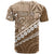 Beige Bula Fiji T Shirt Fijian Language Week Tapa Cloth - Pastel