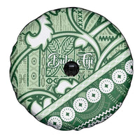 Green Bula Fiji Spare Tire Cover Fijian Language Week Tapa Cloth - Pastel