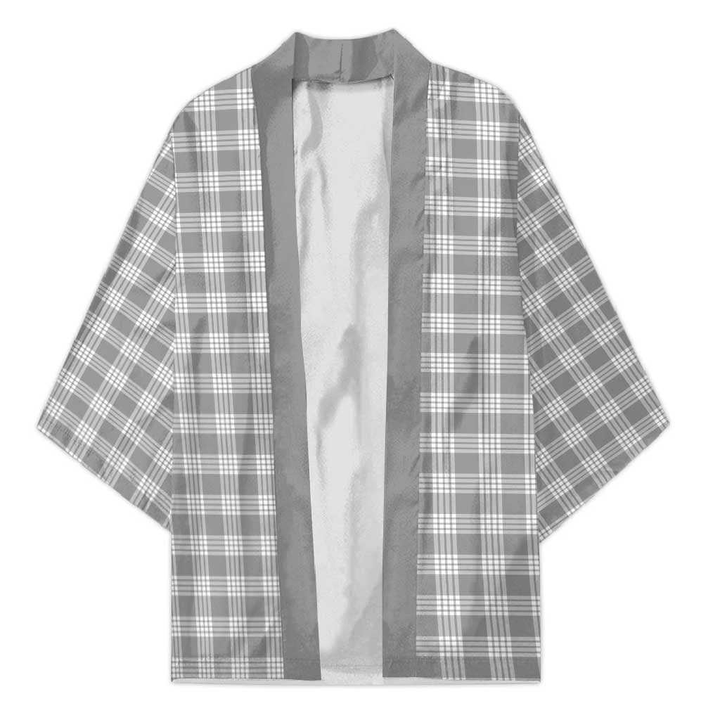 Gray Japanese Palaka Pride Kimono - Polynesian Pride