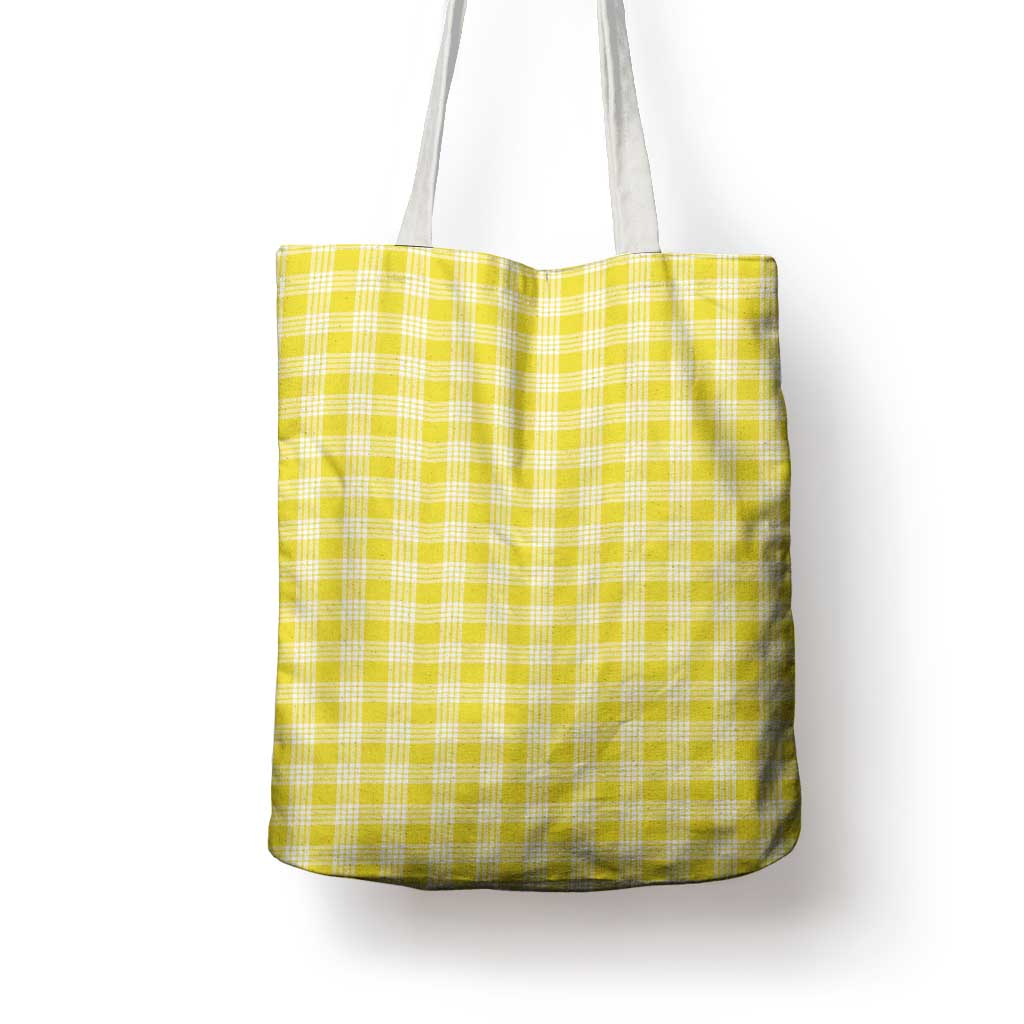 Yellow Japanese Palaka Pride Tote Bag - Polynesian Pride