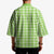Bright Green Japanese Palaka Pride Kimono - Polynesian Pride