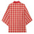 Red Japanese Palaka Pride Kimono - Polynesian Pride