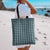 Dark Teal Japanese Palaka Pride Tote Bag - Polynesian Pride