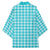 Turquoise Japanese Palaka Pride Kimono - Polynesian Pride
