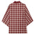 Burgundy Japanese Palaka Pride Kimono - Polynesian Pride
