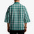 Teal Japanese Palaka Pride Kimono - Polynesian Pride