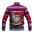 Custom Guam Christmas Baseball Jacket Guaman Santas Felis Pasgua LT14 - Polynesian Pride