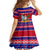 Custom Guam Christmas Kid Short Sleeve Dress Guaman Santas Felis Pasgua LT14 - Polynesian Pride