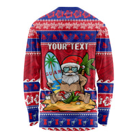 Custom Guam Christmas Long Sleeve Shirt Guaman Santas Felis Pasgua LT14 - Polynesian Pride