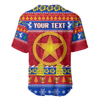 Custom Philippines Christmas Baseball Jersey Filipino Parol Maligayang Pasko LT14 - Polynesian Pride