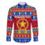 Custom Philippines Christmas Family Matching Puletasi Dress and Hawaiian Shirt Filipino Parol Maligayang Pasko LT14 Dad's Shirt - Long Sleeve Blue - Polynesian Pride