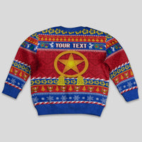 Custom Philippines Christmas Kid Ugly Christmas Sweater Filipino Parol Maligayang Pasko LT14 - Polynesian Pride