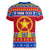 Custom Philippines Christmas Women V Neck T Shirt Filipino Parol Maligayang Pasko LT14 - Polynesian Pride