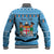 Custom Fiji Christmas Baseball Jacket Fijian Tapa Marau na Kerisimasi LT14 - Polynesian Pride