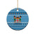 Custom Fiji Christmas Ceramic Ornament Fijian Tapa Marau na Kerisimasi LT14 - Polynesian Pride