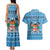 Custom Fiji Christmas Couples Matching Tank Maxi Dress and Hawaiian Shirt Fijian Tapa Marau na Kerisimasi LT14 - Polynesian Pride