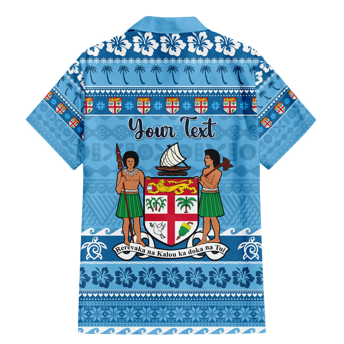Custom Fiji Christmas Family Matching Mermaid Dress and Hawaiian Shirt Fijian Tapa Marau na Kerisimasi LT14 - Polynesian Pride
