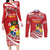 Custom Mate Maa Tonga Couples Matching Long Sleeve Bodycon Dress and Long Sleeve Button Shirt 2024 Go Champions
