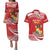 Custom Mate Maa Tonga Couples Matching Puletasi and Hawaiian Shirt 2024 Go Champions