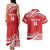 Custom Mate Maa Tonga Couples Matching Tank Maxi Dress and Hawaiian Shirt 2024 Go Champions