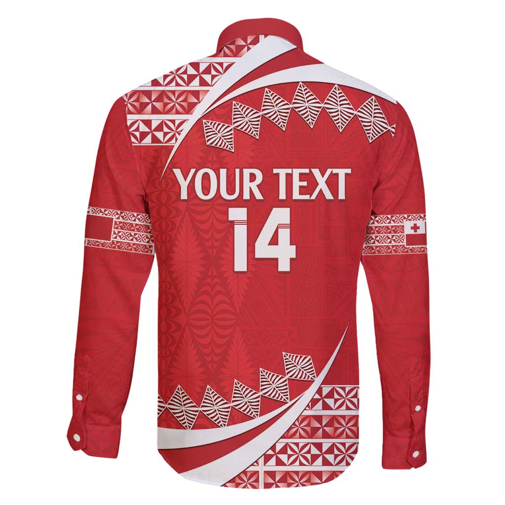 Custom Mate Maa Tonga Family Matching Long Sleeve Bodycon Dress and Hawaiian Shirt 2024 Go Champions LT14 - Polynesian Pride