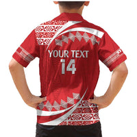 Custom Mate Maa Tonga Family Matching Mermaid Dress and Hawaiian Shirt 2024 Go Champions LT14 - Polynesian Pride