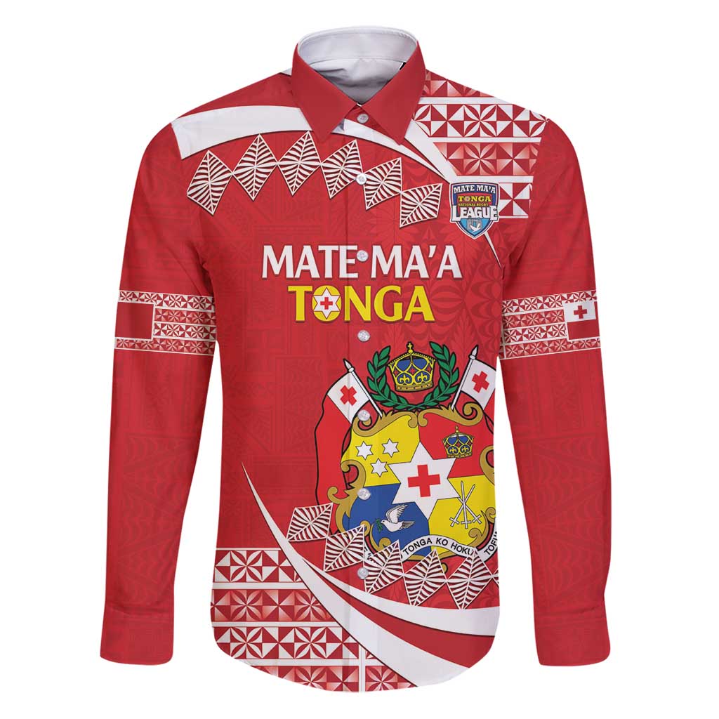Custom Mate Maa Tonga Family Matching Puletasi and Hawaiian Shirt 2024 Go Champions