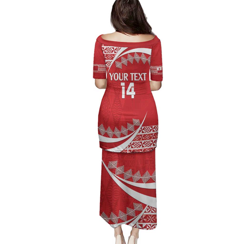 Custom Mate Maa Tonga Family Matching Puletasi and Hawaiian Shirt 2024 Go Champions