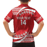 Custom Mate Maa Tonga Family Matching Tank Maxi Dress and Hawaiian Shirt 2024 Go Champions LT14 - Polynesian Pride