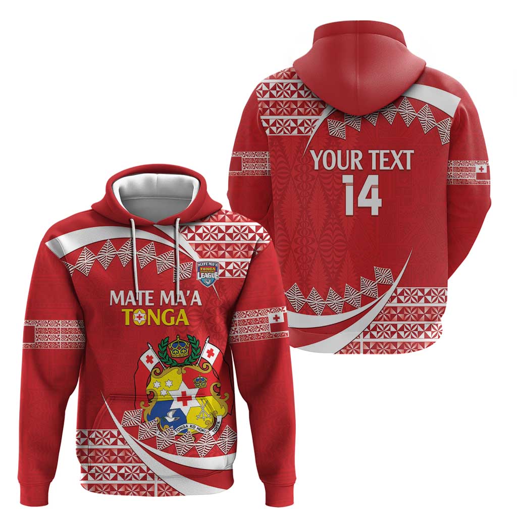 Custom Mate Maa Tonga Hoodie 2024 Go Champions LT14 - Polynesian Pride