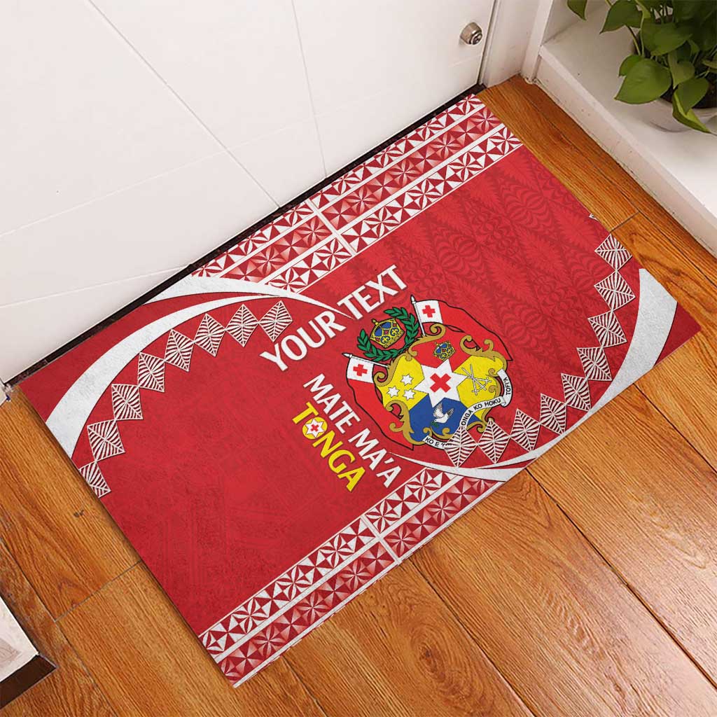 Custom Mate Maa Tonga Rubber Doormat 2024 Go Champions