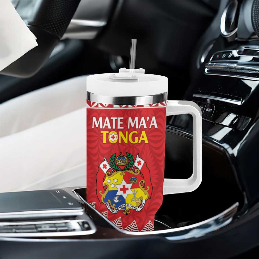Custom Mate Maa Tonga Tumbler With Handle 2024 Go Champions