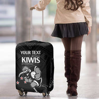 Aotearoa Rugby Custom Luggage Cover Maori Kiwi - Mascot Style LT14 - Polynesian Pride