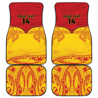 Papua New Guinea Rugby Custom Car Mats Go Kumuls PNG - Polynesian Pattern