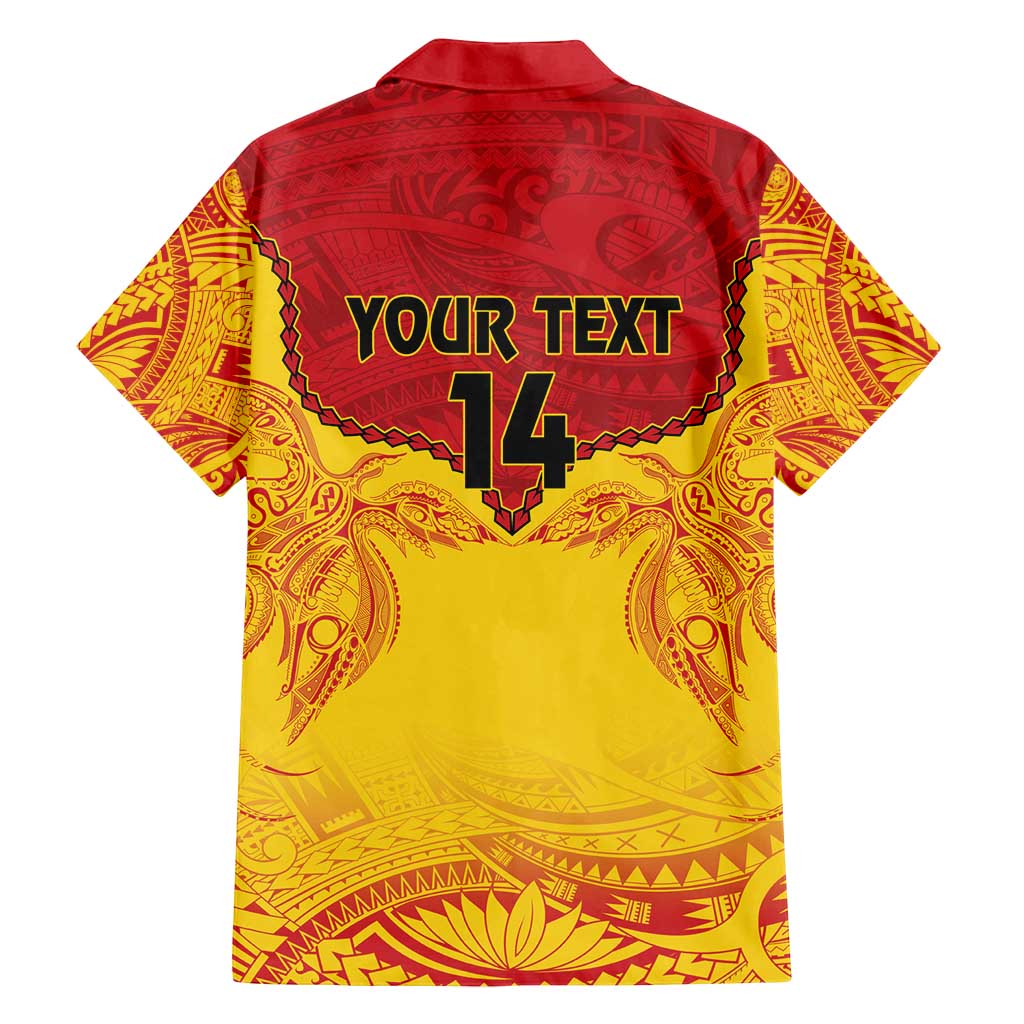Papua New Guinea Rugby Custom Family Matching Tank Maxi Dress and Hawaiian Shirt Go Kumuls PNG - Polynesian Pattern LT14 - Polynesian Pride