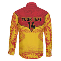 Papua New Guinea Rugby Custom Family Matching Tank Maxi Dress and Hawaiian Shirt Go Kumuls PNG - Polynesian Pattern LT14 - Polynesian Pride