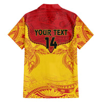 Papua New Guinea Rugby Custom Hawaiian Shirt Go Kumuls PNG - Polynesian Pattern