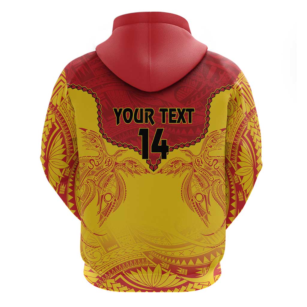 Papua New Guinea Rugby Custom Hoodie Go Kumuls PNG - Polynesian Pattern LT14 - Polynesian Pride
