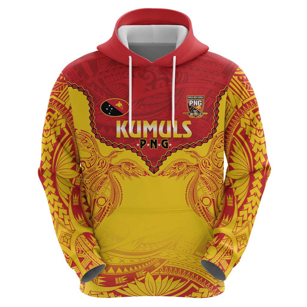 Papua New Guinea Rugby Custom Hoodie Go Kumuls PNG - Polynesian Pattern LT14 - Polynesian Pride