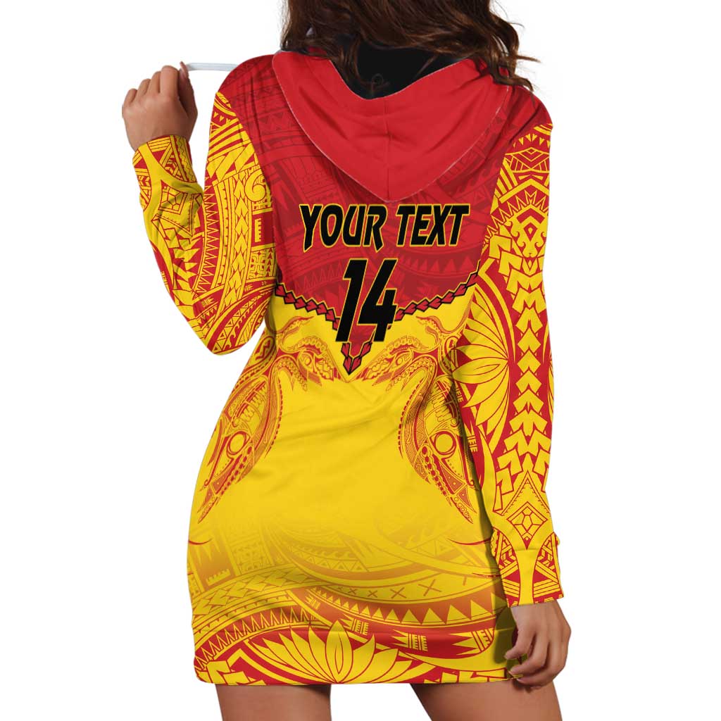 Papua New Guinea Rugby Custom Hoodie Dress Go Kumuls PNG - Polynesian Pattern LT14 - Polynesian Pride