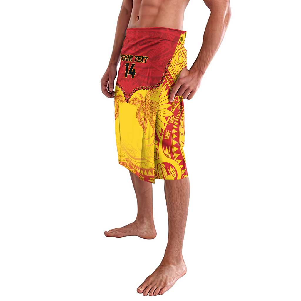 Papua New Guinea Rugby Custom Lavalava Go Kumuls PNG - Polynesian Pattern