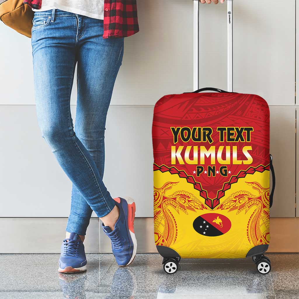 Papua New Guinea Rugby Custom Luggage Cover Go Kumuls PNG - Polynesian Pattern LT14 - Polynesian Pride